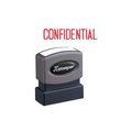 Shachihata Inc. Xstamper® Pre-Inked Message Stamp, CONFIDENTIAL, 1-5/8" x 1/2", Red 1130